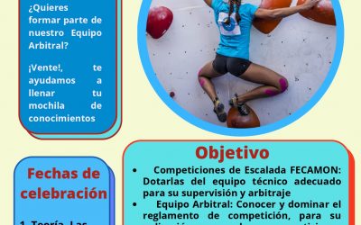 Curso Formación Árbitro de Escalada