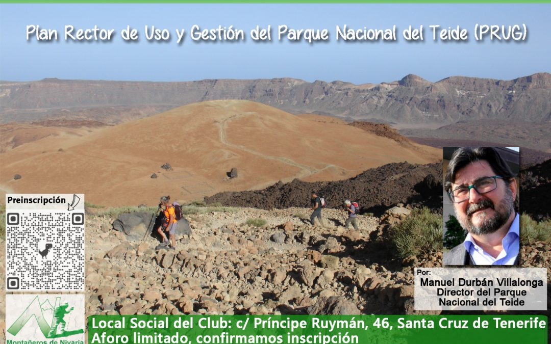 Charla-coloquio sobre el Plan Rector de Uso y Gestión el Parque Nacional del Teide