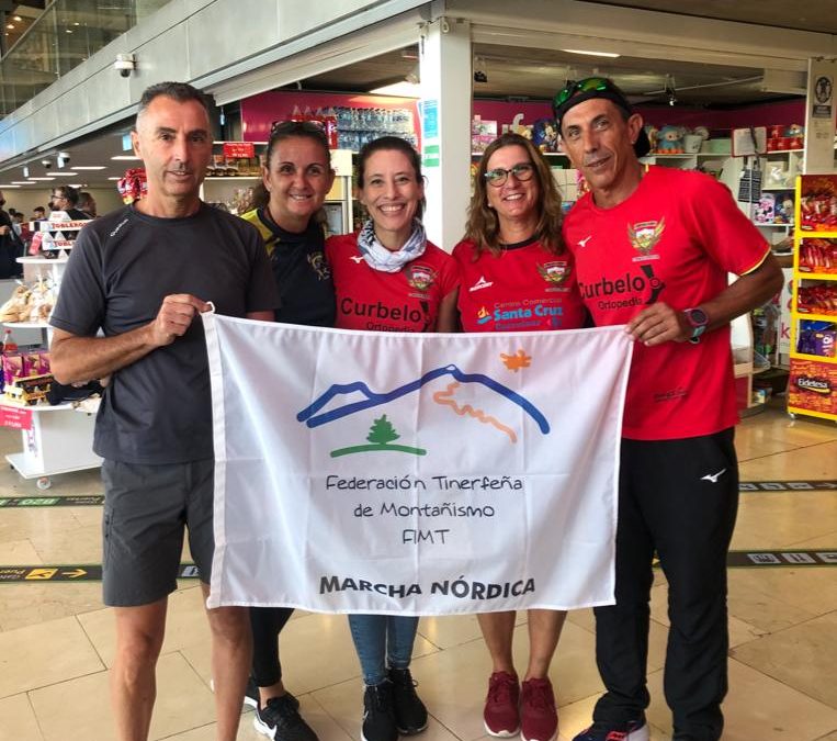 Selección Canaria de Marcha Nórdica en el Campeonato de España de Selecciones Autonómicas.