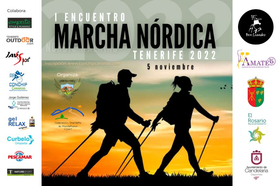 I Encuentro de Marcha Nórdica Tenerife – 5 de Noviembre de 2022
