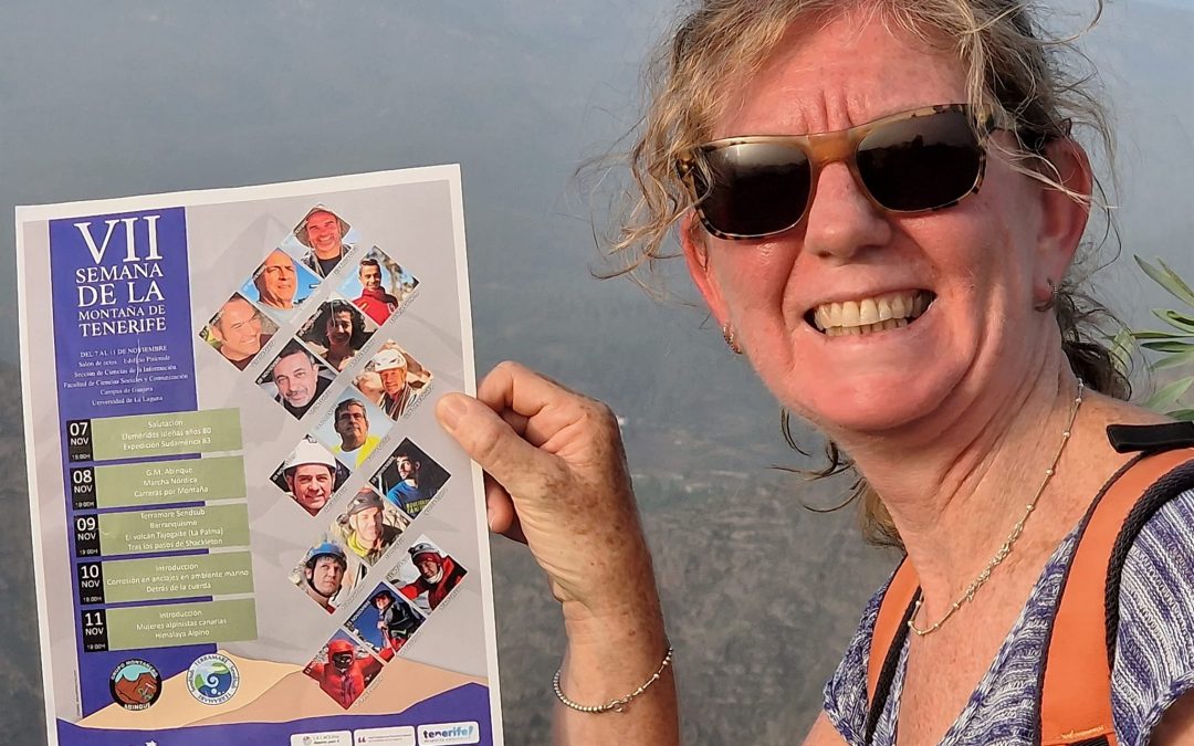 Fefi Hernández en la VII Semana de la Montaña de Tenerife