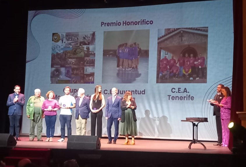 Premio Honorífico al Grupo Montañero de Tenerife en la I Gala de los Valores del Deporte Lagunero