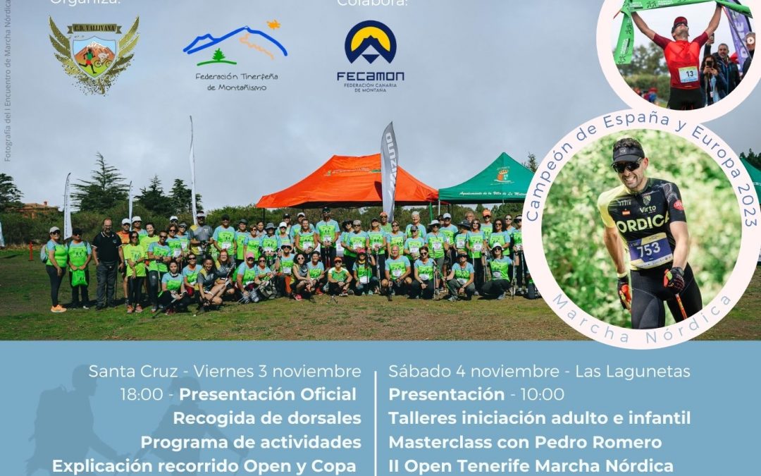Últimos días para inscribirte en el II Encuentro de Marcha Nórdica Finca Don Leandro – Tenerife 2023