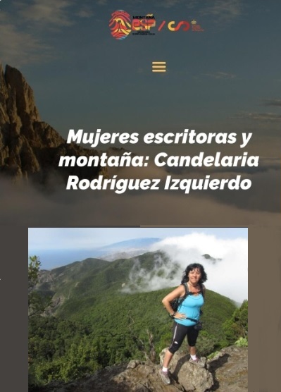 Mujeres escritoras y montaña: Candelaria Rodríguez Izquierdo