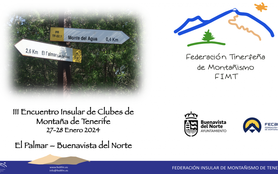 III Encuentro Insular de Clubes de Montaña de Tenerife