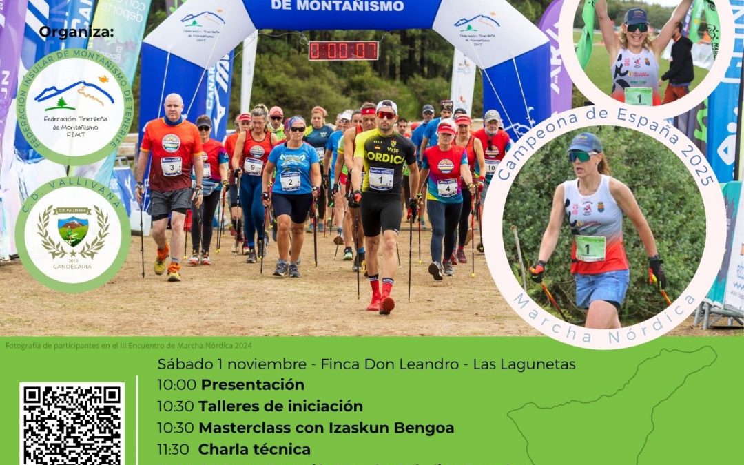 Últimos días para participar en el IV Encuentro de Marcha Nórdica de Tenerife 2025