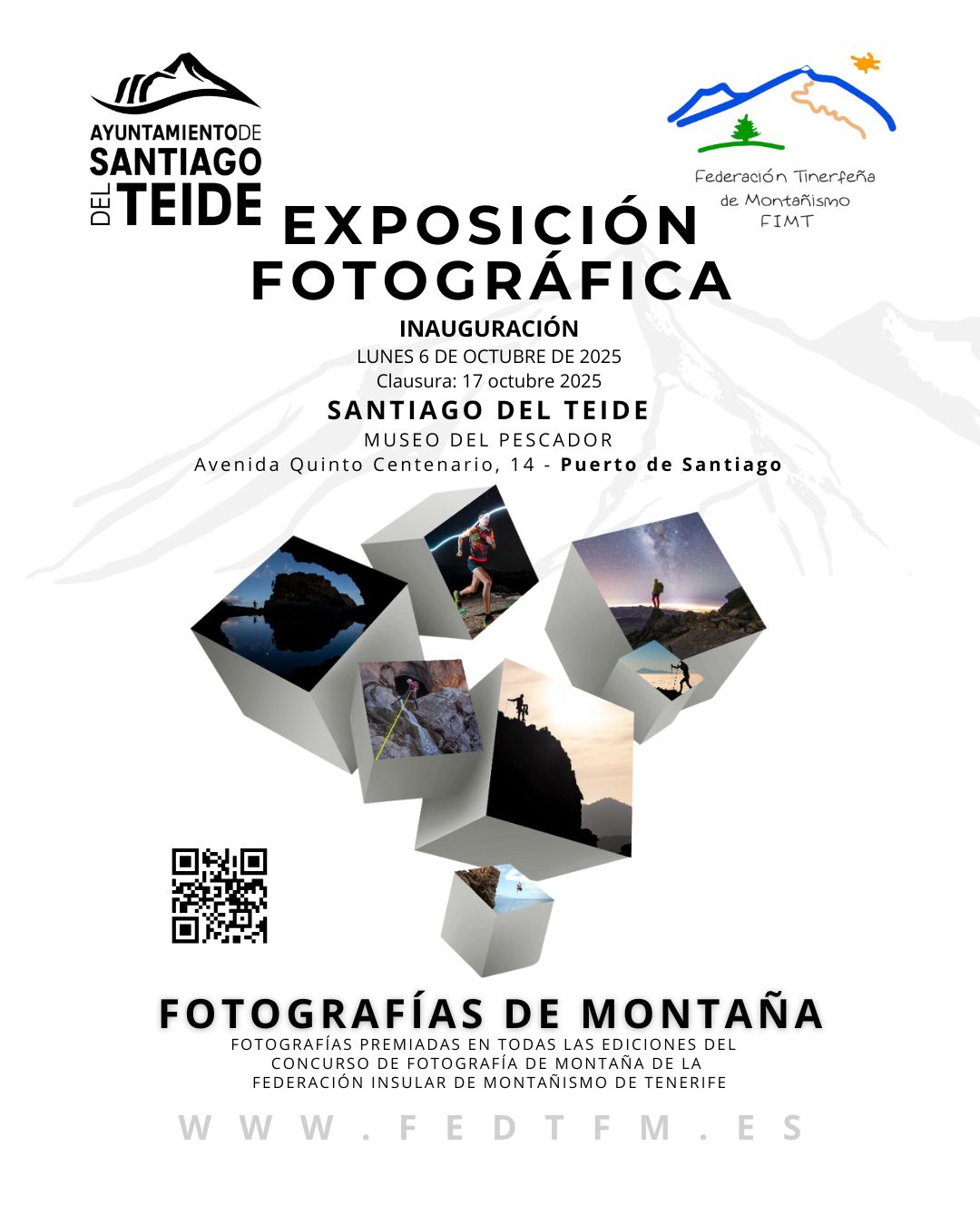 Santiago del Teide octubre 2025 Cartel Exposición fotográfica FIMT