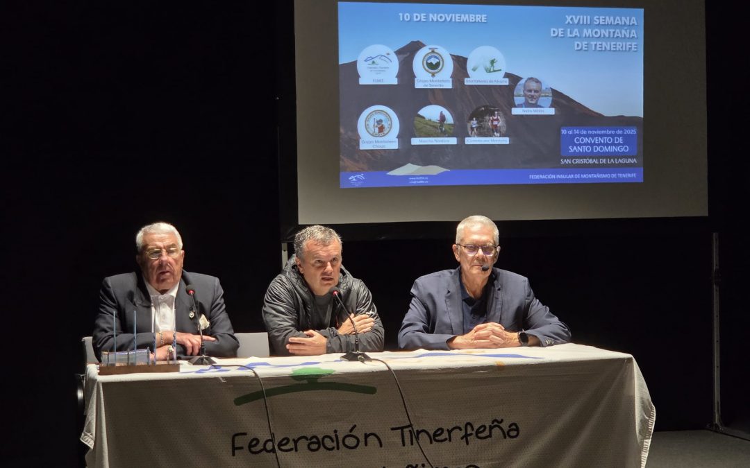 XVIII SEMANA DE LA MONTAÑA DE TENERIFE – RESUMEN DEL DÍA 10 DE NOVIEMBRE