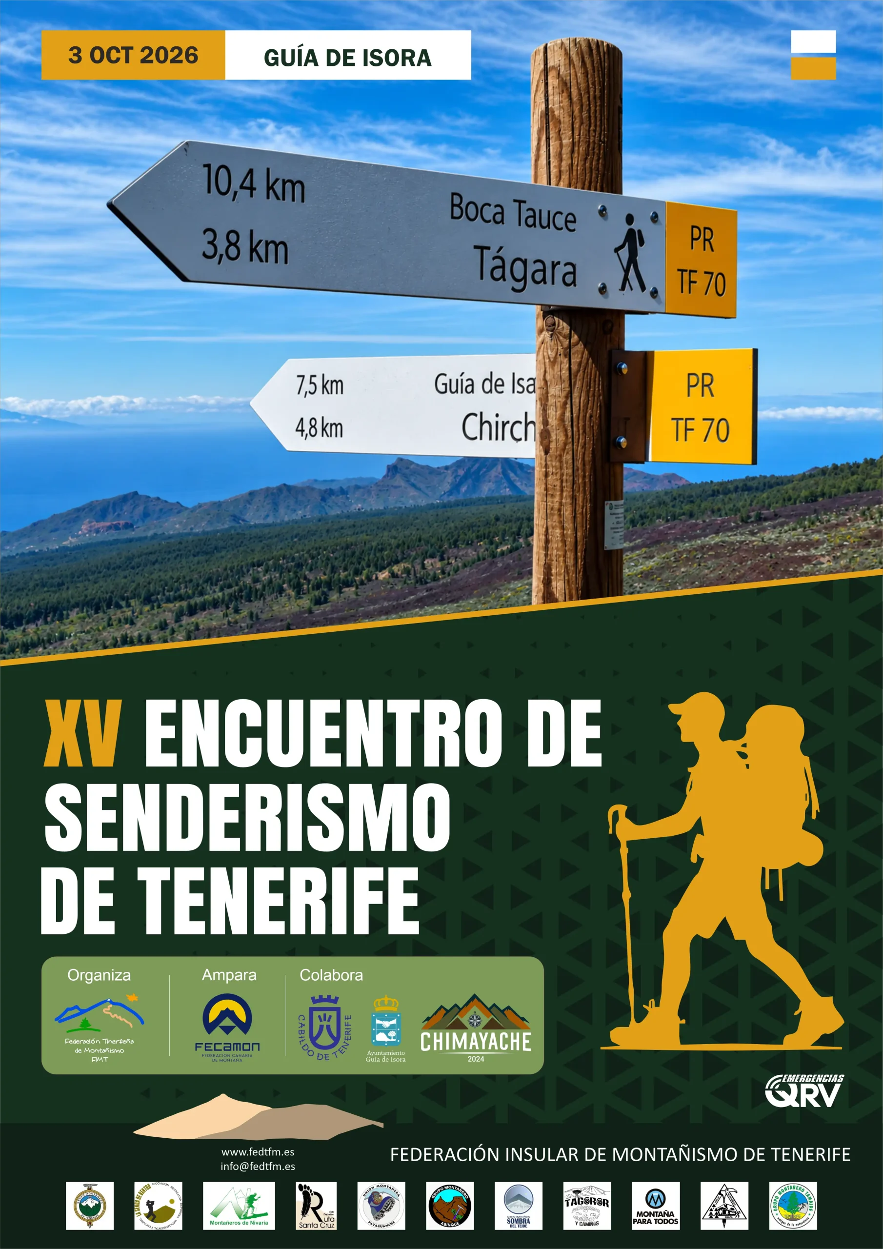 Cartel Encuentro de Senderismo 2026